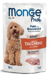 MONGE FRESH BUSTE DOG TACCHINO 85GR