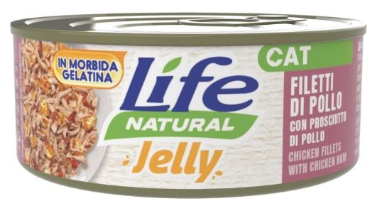 LIFE CAT JELLY POLLO CON PROSCIUTTO 70GR