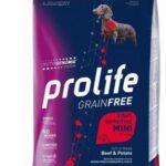 PROLIFE DOG GRAIN FREE SENS. ADULT BEEF&POTATO MINI 7 KG GRAIN FREE SENSITIVE