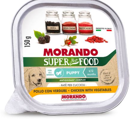 d DOG PUPPY PATE' POLLO/VERD 150G
