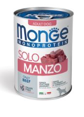 MONGE DOG SOLO MANZO 400GR