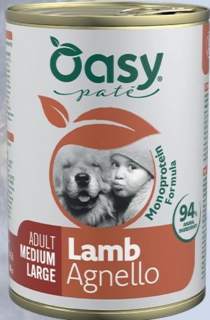 d OASY DOG ONE AGNELLO 400G