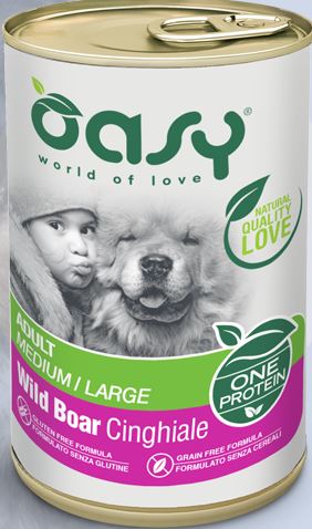 d OASY DOG ONE CINGHIALE 400G